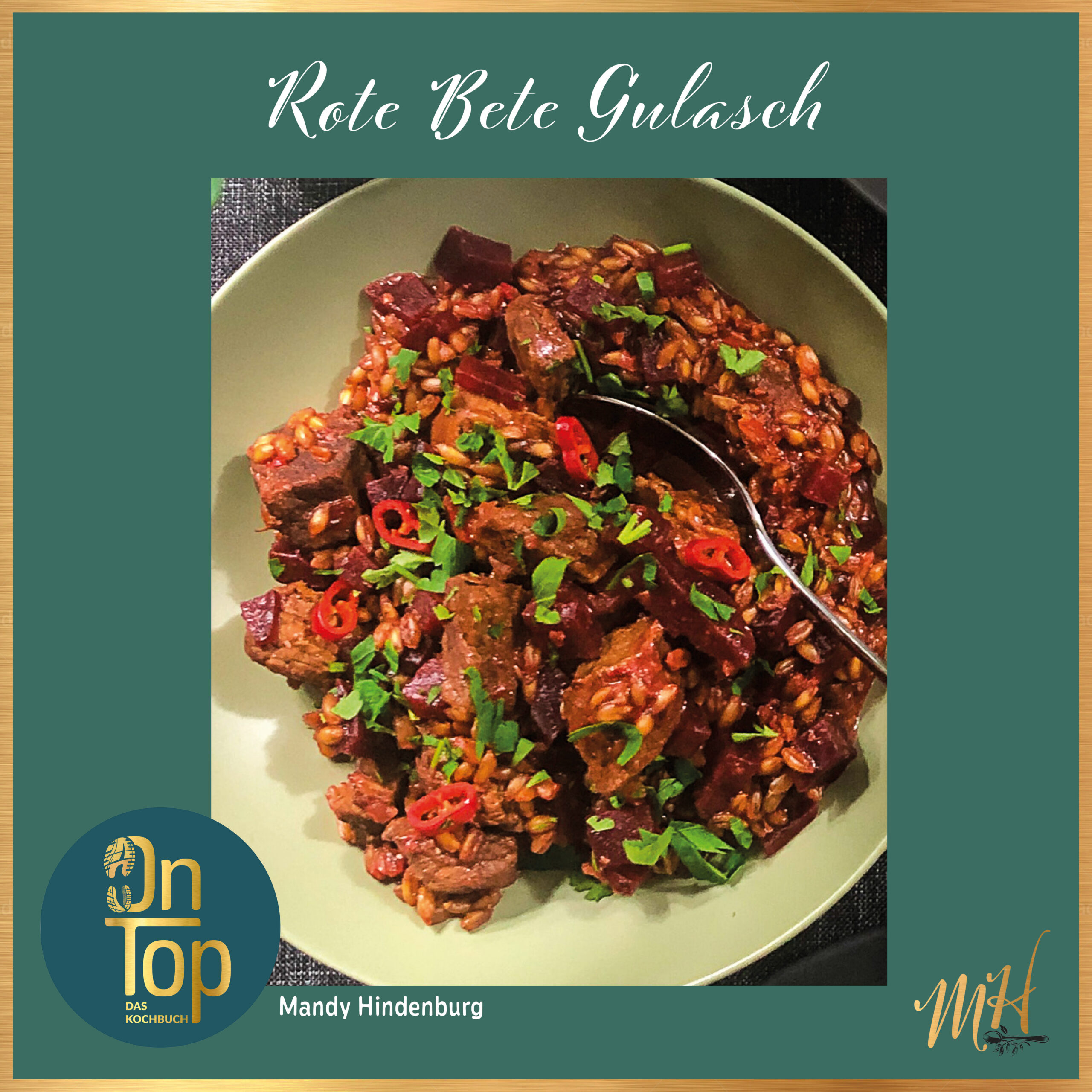 Rezeptkarte Rote Bete Gulasch